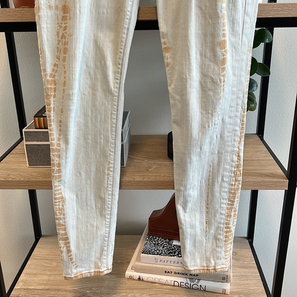Hudson Krista Mid-Rise Tie Dye Skinny Jeans, 30 - Picture 3 of 10